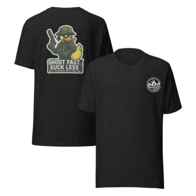 Shoot Fast, Suck Less Tee - Image 3
