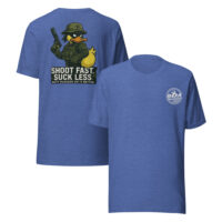 Shoot Fast, Suck Less Tee